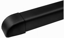 Solar Plus eindkap, lxb 80x60mm, UV-bestendig, zwart