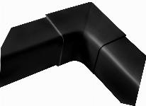 Solar Plus haakse binnenhoek, lxb 80x60mm, UV-bestendig, 90gr, zwart