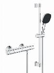 Grohe Precision Trend New doucheset m. douchethermostaat m. koppelingen 60cm m. handdouche m. 3 straalsoorten chroom 34237003