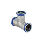 Geberit Mapress rvs 316 FKM blauw T-stuk 18 mm