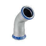Geberit Mapress rvs 316 FKM blauw bocht 45 gr 35 mm