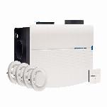 Orcon MVS-15RHB woonhuisventilator met RF en 4 stuks MKL ventielen 21630024