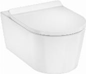 Hansgrohe EluPura S wandcloset 540 zonder spoelrand AquaHelix Flush met closetzitting SC/QR wit 62025450