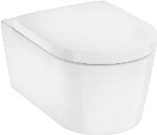 Hansgrohe EluPura S wandcloset 540 rimless AquaHelix Flush met closetzitting SC/QR wit 62021450