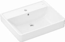 Hansgrohe Xanuia Q wastafel m. kraangat m. overloop 60x48x17cm wit 60133450
