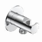 Blue Label Brondby handdouchehouder met 1/2" aansluiting chroom FK-2410-CP