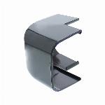 Canalit AC 90/65 BU G buitenhoek aircokanaal 90�, kap, kunststof, PVC, opklembaar, hxb 65x90mm, grijs RAL7016