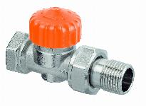 IMI Heimeier Eclipse thermostatisch radiatorventiel met debietregeling recht verkort 1/2" 346202000