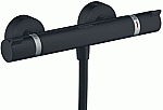 Hansgrohe Ecostat Comfort douchethermostaat z. omstel m. koppelingen HOH=15cm mat zwart 13116670