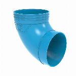 Wavin Ventiza bocht, pvc, 160, 90 graden, m/s, blauw