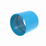 Wavin Ventiza lijmmof, pvc, 125, m/m, blauw