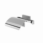 Geesa Craft toiletrolhouder met klep RVS gepolijst 911508-02