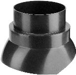 Burgerhout glijschaal model F 130mm 25-45� PP type F150 rookgas zwart 400453723