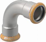 Geberit Mapress Therm rvs bocht 90 gr 42 mm