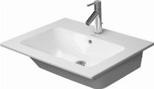 Duravit Starck Me meubelwastafel m. 1 kraangat m. overloop 63x49cm wit 2336630000