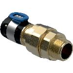 Geberit FlowFit 3-d overgang m/BU siliciumbrons d16-1/2"