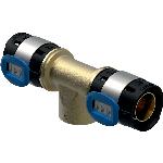 Geberit FlowFit overgang T-stuk BI brons d20-1/2"-20