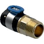 Geberit FlowFit puntstuk BU siliciumbrons d16-R1/2"