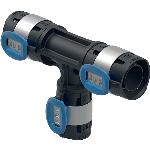 Geberit FlowFit verloop T-stuk PPSU d25-16-16