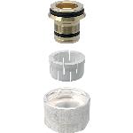 Geberit FlowFit overgang op Euroconus messing d16-EuG3/4"