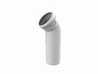 Wavin AS+ verlengde bocht 45� GR 110mm mof/spie