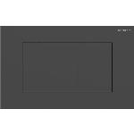 Geberit Sigma 40 bedieningspaneel DF frontbediend square mat zwart 115629141