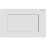 Geberit Sigma40 bedieningspaneel 2-toets spoeling square matwit 115629JT1