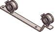 Uponor MLC Verdelerhouder tbv verdeler S 1014117