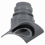 PVC Klemaanboorzadel 110X50, Gat 57mm