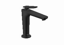 Hansgrohe Axor Citterio C wastafelkraan 125 CoolStart m. afvoerplug m. cubic cut mat zwart 49041670