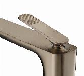 Hansgrohe Axor Citterio C wastafelkraan 125 CoolStart m. afvoerplug m. cubic cut brushed bronze 49041140