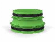 Duco aansluitstuk met rubber D200-D180 M/M