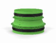Duco aansluitstuk met rubber D180-D160 M/M