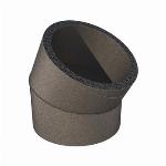 Ubbink Aerfoam bocht 15�, EPE, 125 mm, grijs 0188260