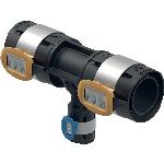 Geberit FlowFit verloop T-stuk PPSU d50-40-50