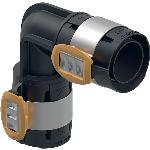 Geberit FlowFit bocht 90gr PPSU d50