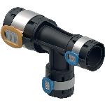 Geberit FlowFit verloop T-stuk PPSU d50-40-40