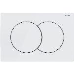 Geberit Delta01 bedieningspaneel 2-toets round wit 115107111