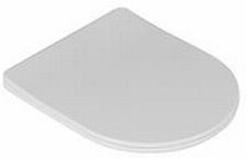 Blue Label Hav closetzitting 49cm met deksel en RVS softclose en quick release mat wit 760104
