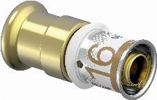 Uponor S-Press Plus overgangskoppeling 16x12 CU-SST M/V 1161427