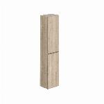 Blue Label Mette hoge kast 35x29x165 cm (bxdxh), 2x linksdraaiende deuren met soft close, greeploos, urban oak 165x35x29 (hxbxd)