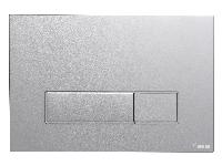 Rehau Orbit bedieningspaneel 2-toetsspoeling mat chroom 18964271808