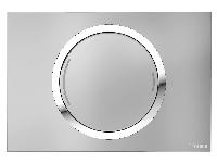 Rehau Zero bedieningspaneel 2-toetsspoeling mat chroom 18964271853