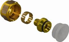 Uponor Vario klemringschroefkoppeling PEX 16x1,8/2,0-G3/4 inch binnendraad Euroconus 1065284