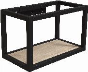 Blue Label Mette Stalen frame voor fontein met inlegplank in urban oak 25x39,5x21,5 (hxbxd)