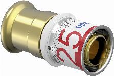 Uponor S-Press Plus overgangskoppeling 25x22 CU-SST M/V 1145405