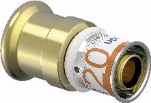 Uponor S-Press Plus overgangskoppeling 20x22 CU-SST M/V 1145404