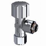 Raminex hoekstopkraan knel 3/8"x12mm chroom 1200019