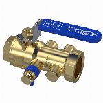Raminex TBE-EA RAM terugstroombeveiliging klasse EA bi.dr.  1"x1" 111mm dn15, kiwa hendel blauw 280319