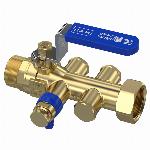  Raminex TBE-EA RAM terugstroombeveiliging klasse EA bu.dr.xwartel  3/4"x3/4" 103mm dn15, kiwa hendel blauw 280310